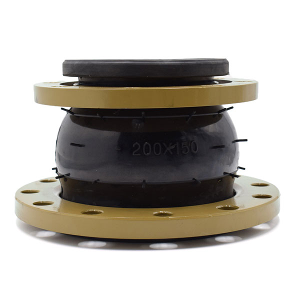 Reduced rubber expansion joints