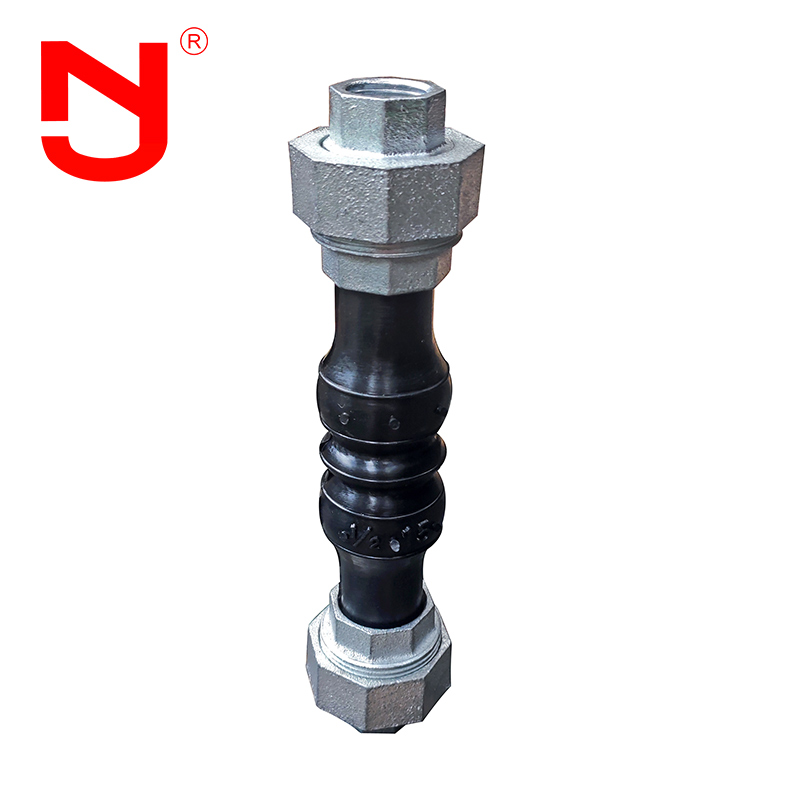 DN20 Stainless Steel Screwed Union Bspt Threaded Rubber Expansion Joint